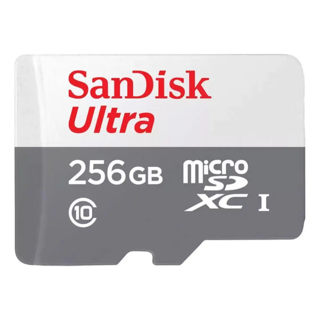 Cartão de Memória MicroSD 256GB SanDisk Ultra Classe 10 100MB/ com Adaptador