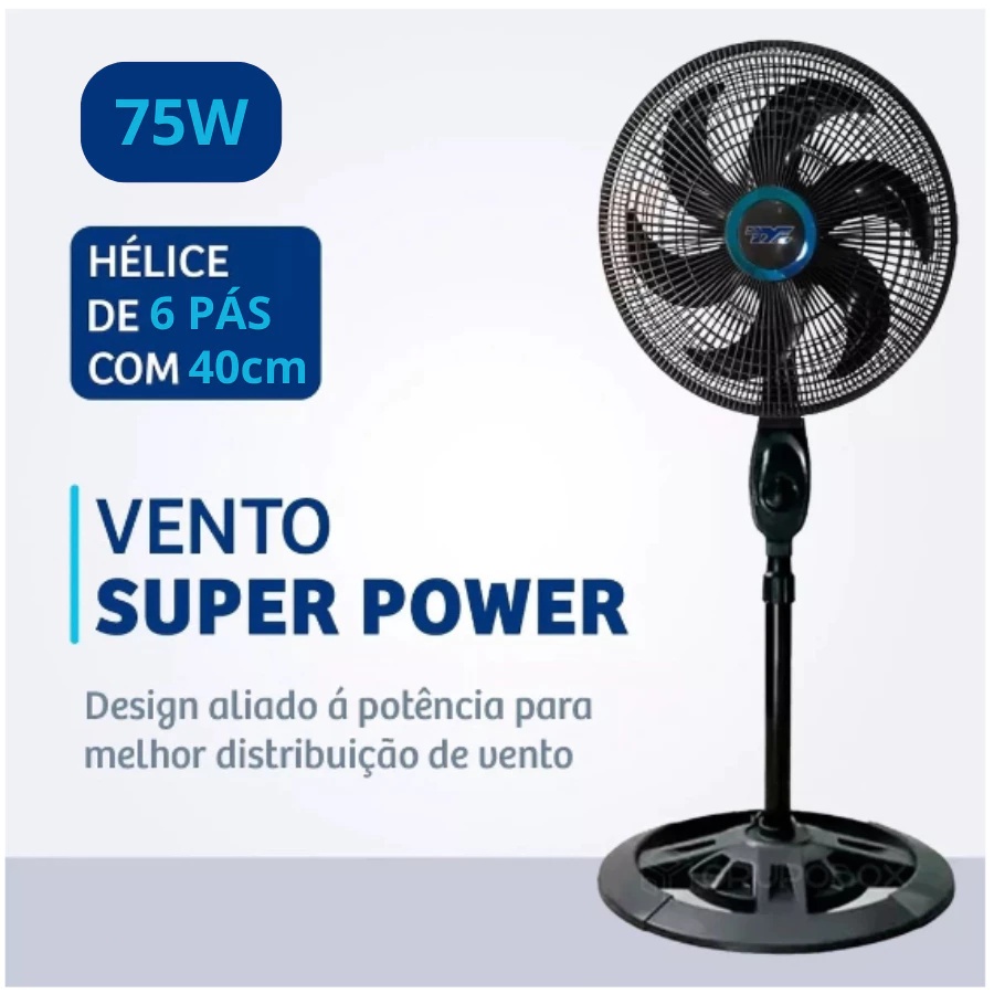 Ventilador de Coluna 103cm-130cm ajuste de altura livremente, ventilador de pé 110v/220v