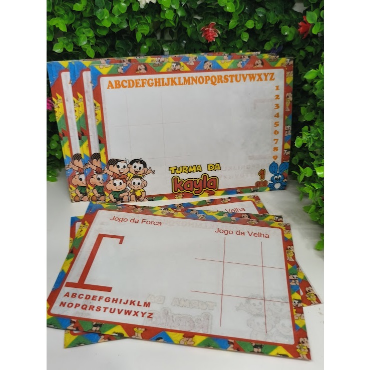 Lousa magica Personalizada com seu tema , peça ja o seu!( NÃO ACOMPANHA CANETA ) tam : 14x20