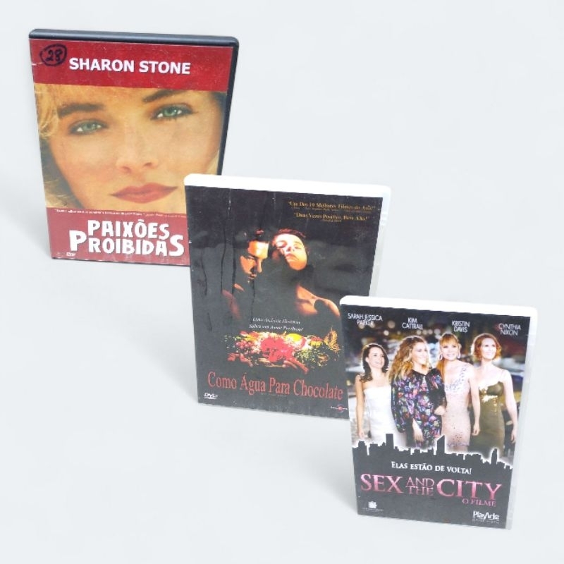 Lote 3 Filmes Originais – Romance, Drama e Clássicos para Colecionadores