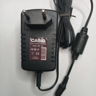 fonte teclado Cássio 9v 1a atende os modelos Ca-100, Cássio 110 em Oferta na Shopee