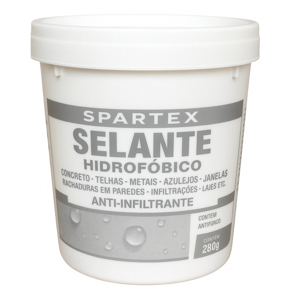 Selante Impermeabilizante Anti Infiltração de Agua Incolor 280 Gramas Blinda contra agua Telhas, Metais, Calhas, Cimento