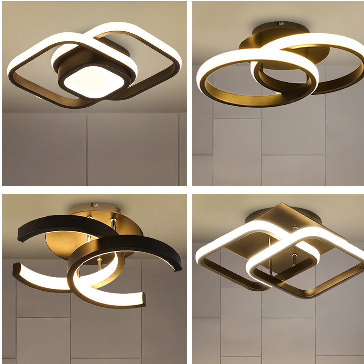 3 Cores(110V/220V) Luminária De Teto Plafon Led Moderna Lustre para Corredor Sala Quarto Cozinha em Oferta na Shopee