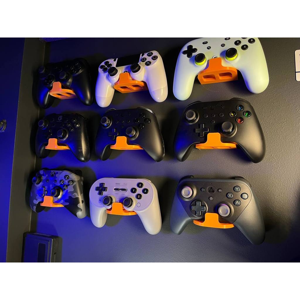 Suporte de universal de parede para controle/joystick PS5, PS4, PS3 Xbox e Switch (2, 5 ou 10 unidades)