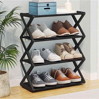 Sapateira Prateleira Sanfonada 4 Andares Organizadora Plástico Multiuso Sapatos  Livros Brinquedos