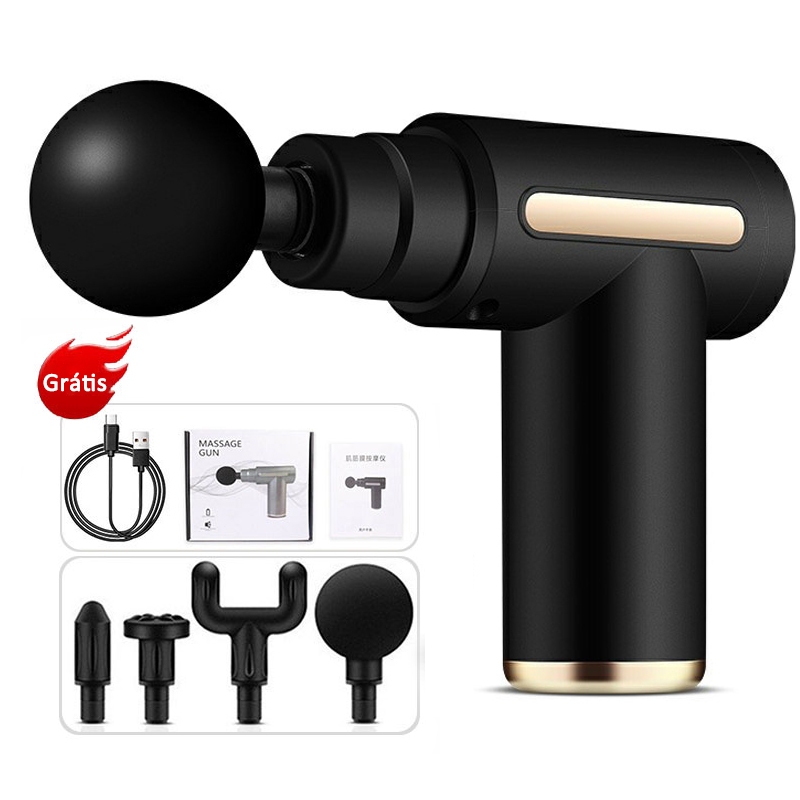 Massageador Elétrico Alta Frequência Profissional Muscular Massagem em Oferta na Shopee