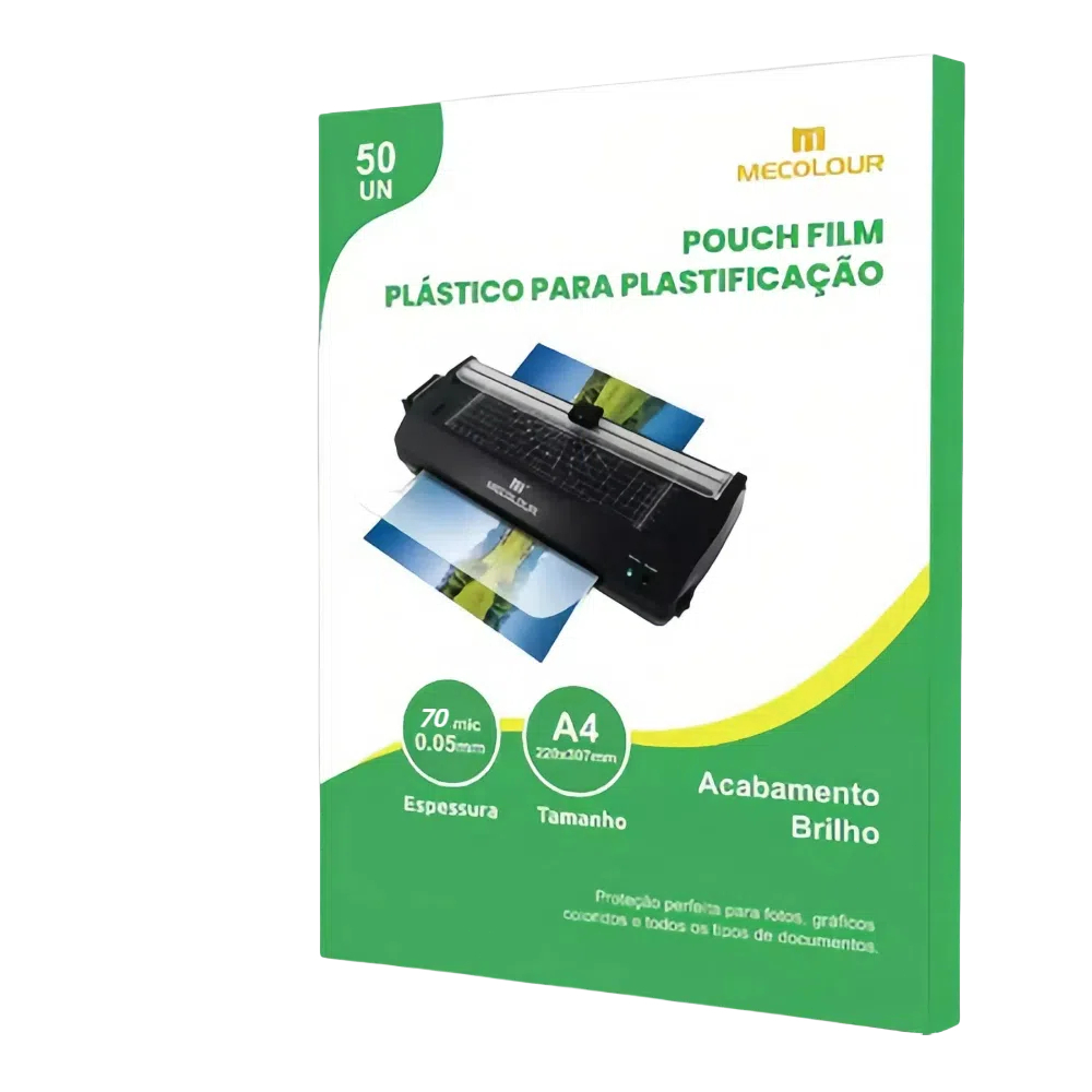 Plástico P/ Plastificação Mares A4 220x307MM 0,07 50/100 Unidades Mecolour
