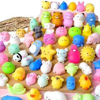 Kit 10/20/30 Squishy Mochi Bichinho Macio De Apertar Squishie em Oferta na Shopee