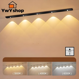 Luz LED para Armário 60cm com Sensor - 3 Cores (Branco/Quente/Natural) Ultra Fina e Recarregável