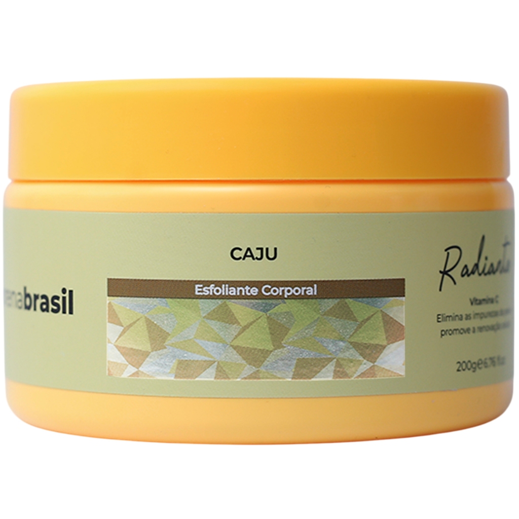 Esfoliante Corporal Caju Morena Brasil - Hidrata, Estimula a Renovação Celular e Remove Impurezas