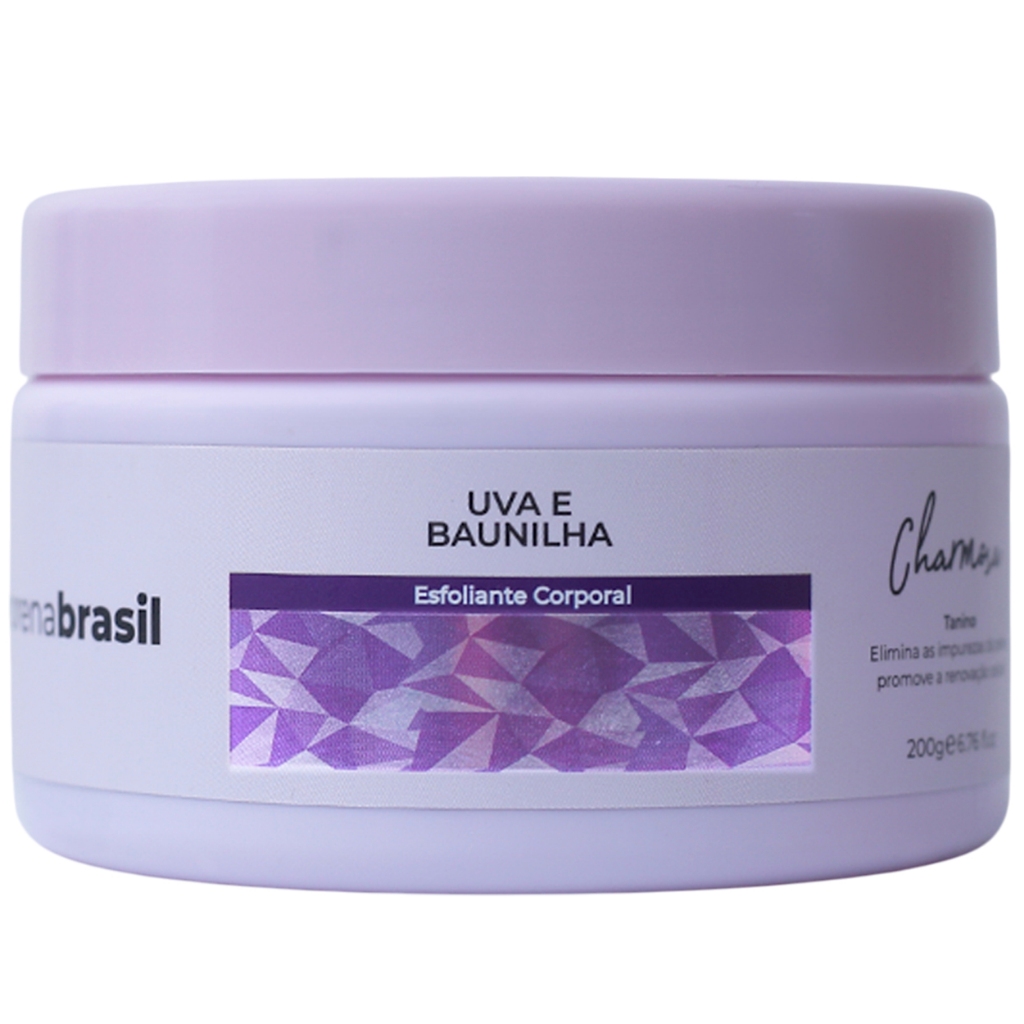 Esfoliante Corporal Uva e Baunilha – Hidratação, Firmeza e Elasticidade da Pele