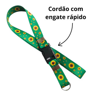 Cordão para Crachá Girassol | Identificação com Estilo e Propósito