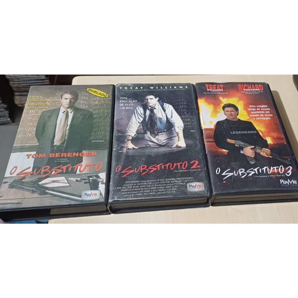 DVD O Substituto 1 2 E 3 - Tom Berenger