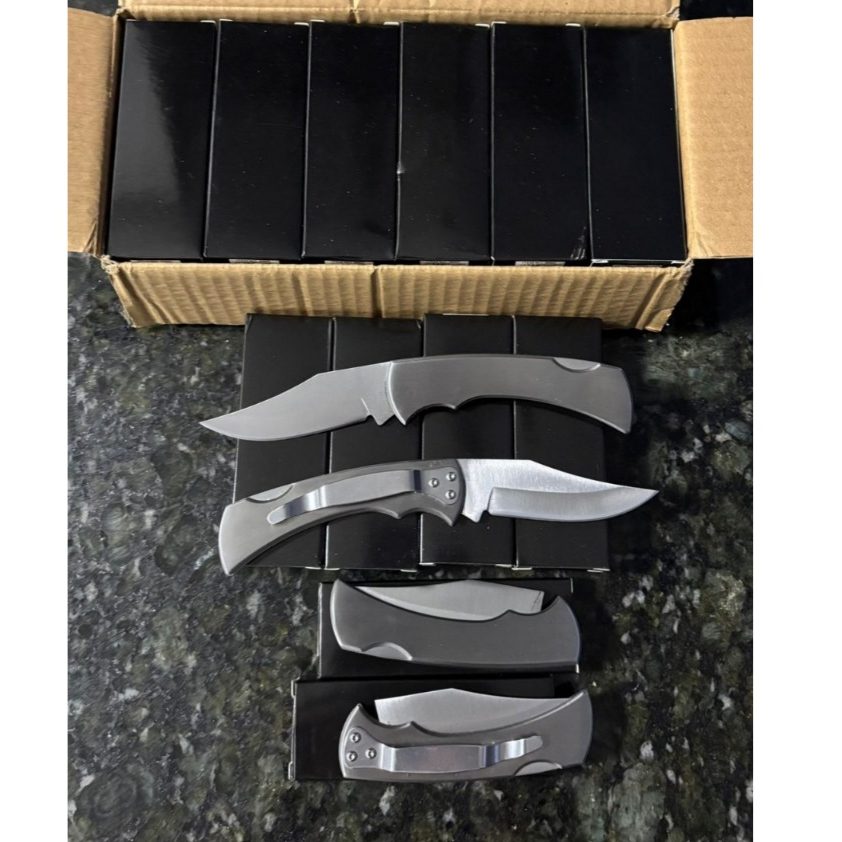 Caixa com 6 Canivetes de Bolso Inox - Resistente e Discreto