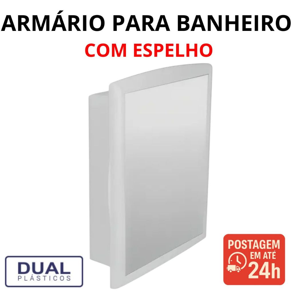 Armário para Banheiro com Espelho Grande: Onde Comprar | BuscaProdutos