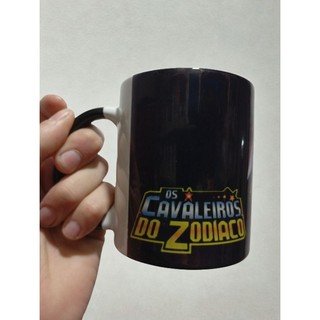 Caneca Cavaleiros do Zodíaco 325ml – Estampa Exclusiva Anime | Caneca Mágica Personalizada Presente Geek