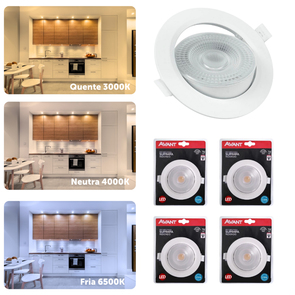 Spot Avant 7w Redondo: Onde Comprar | BuscaProdutos