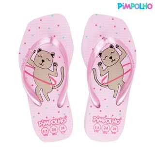 Chinelo Quadradinho Slim Rosa Gato Feminino Pimpolho em Oferta na Shopee