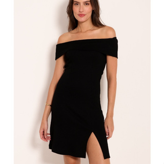 Vestido Curto Canelado Fashion Casual Elegante e Fashion Tendência em Oferta na Shopee