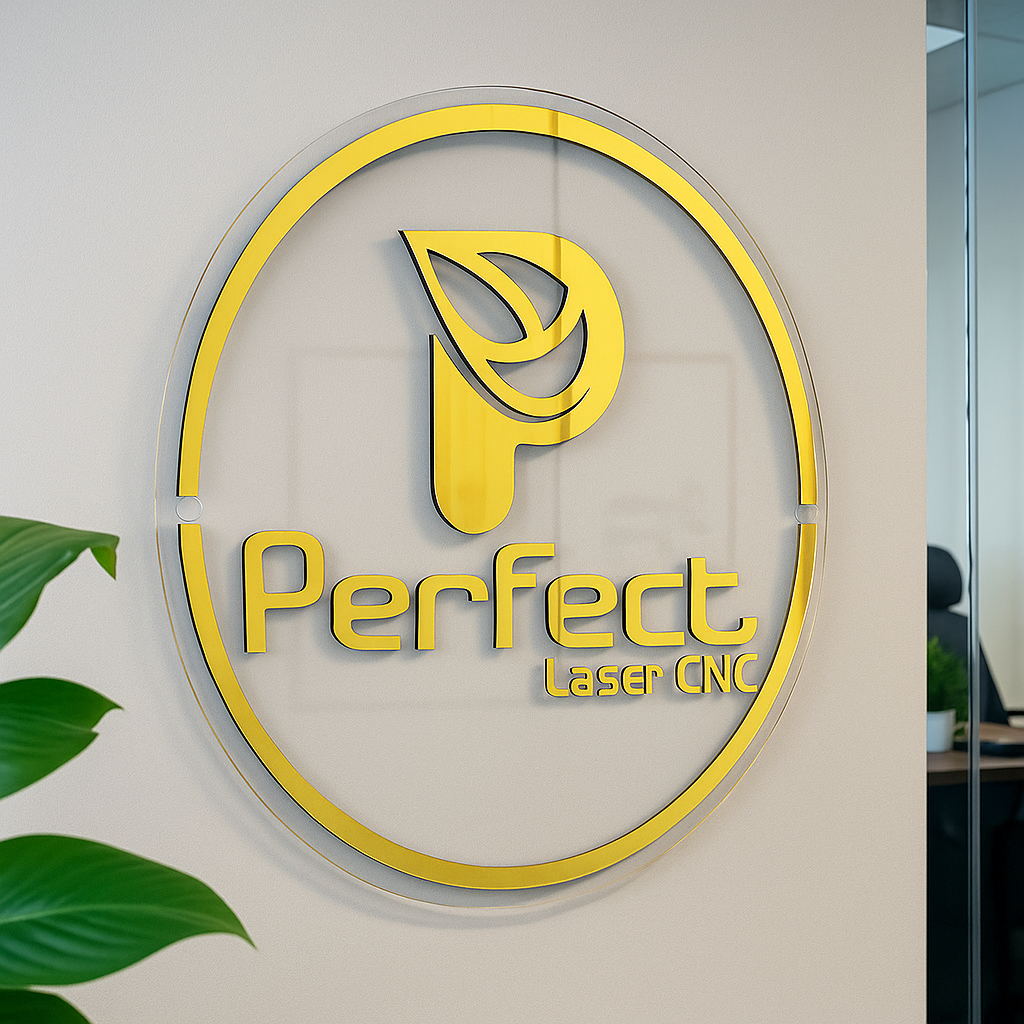 Logo Personalizado Acrílico Espelhado Base 2mm Marca Empresa Logotipo Logomarca Letreiro Loja