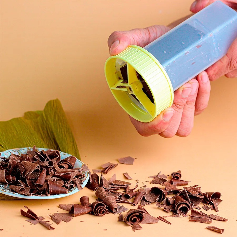 Raspador De Chocolate BlueStar Lançamento Confeitaria - Raspas de Chocolate Fácil