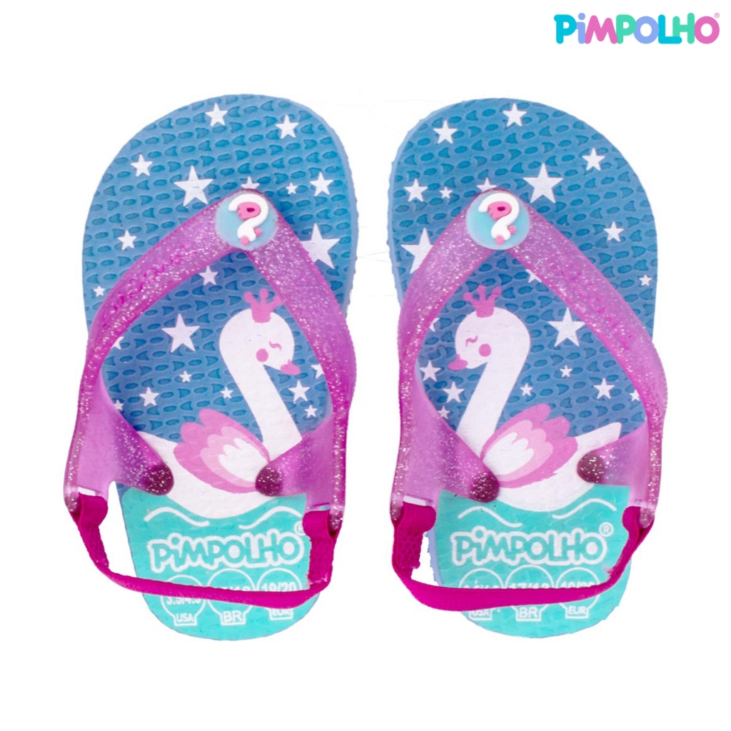 Sandália Praiana Baby Marinho Cisne Feminino Pimpolho em Oferta na Shopee