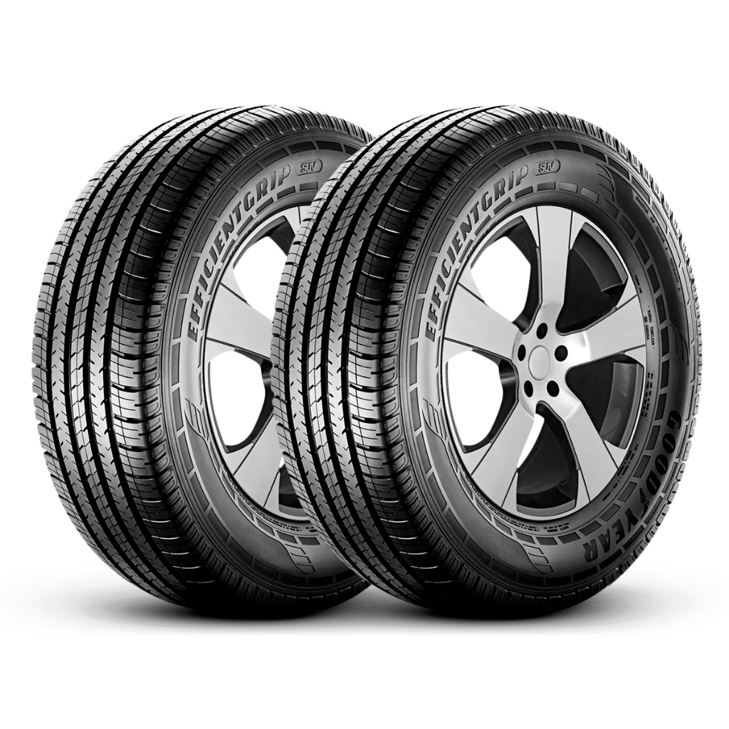 Kit 2 Pneus 255/55R19 Goodyear Efficientgrip SUV 111V em Oferta na Shopee