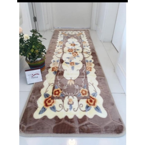 Tapete Passadeira Grande 60cm×200cm Floral Antiderrapante! Boa Qualidade!