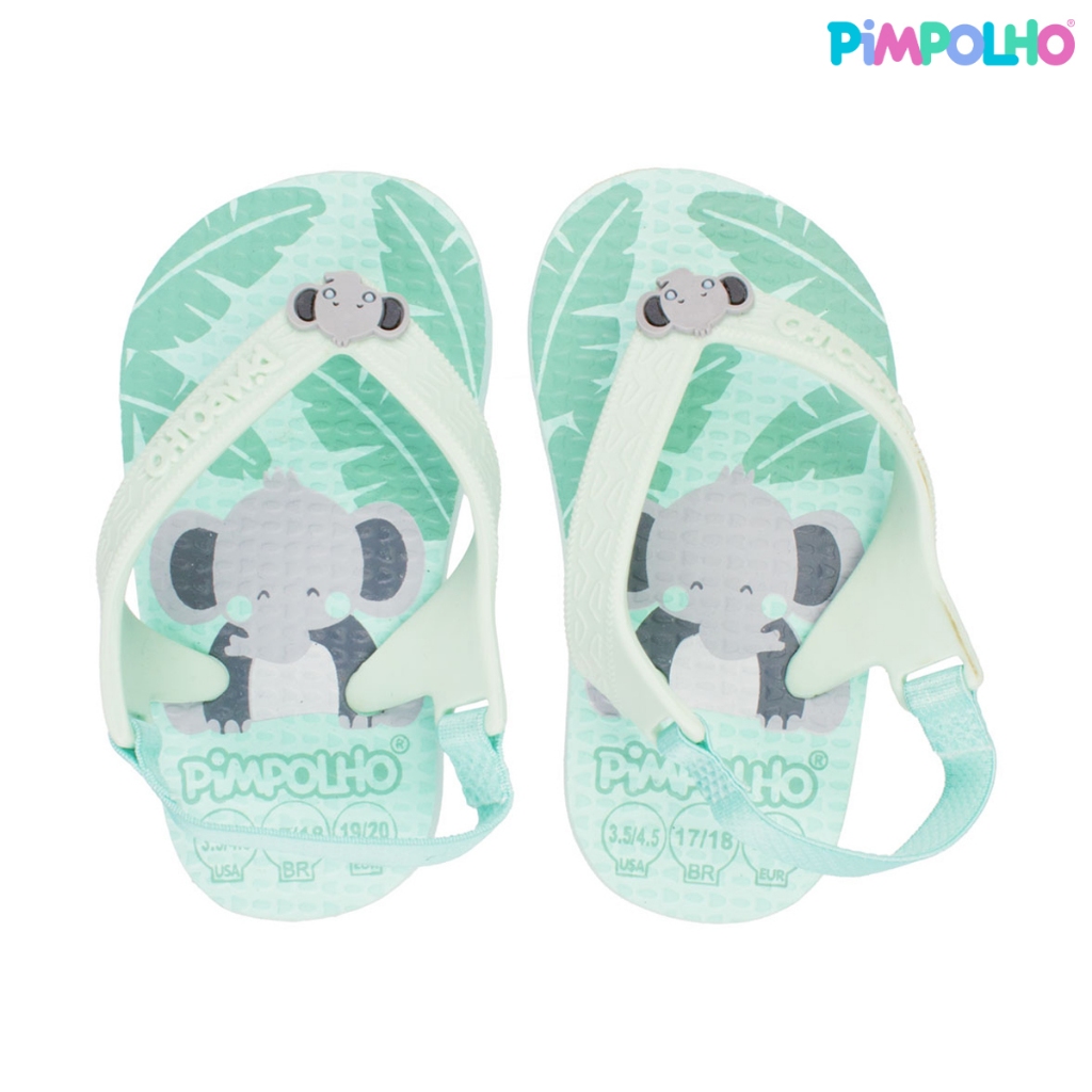 Sandália Praiana Baby Verde Elefante Masculina Pimpolho em Oferta na Shopee