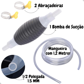 Bomba de Sucção Manual Com Mangueira em Oferta na Shopee
