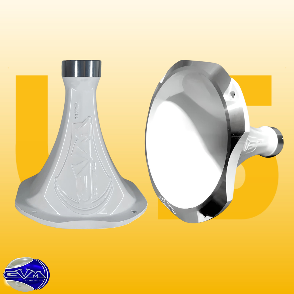 Corneta Gvm 1175 Alumínio Lente Original 1 Pol Branca em Oferta na Shopee