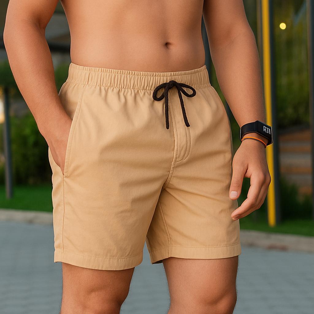 Short Tactel Masculino P ao G4 Esportivo Bermuda Plus Size Treino Elastano