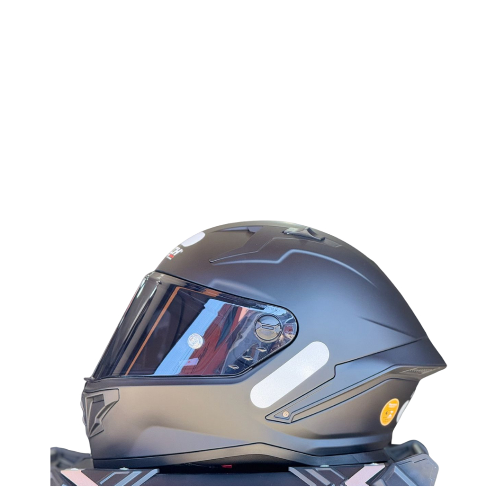 Capacete Moto Gp Tech Pilot Monocolor Preto Fosco Esportivo