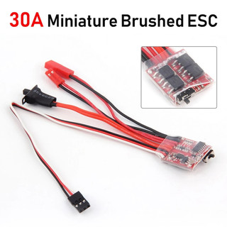 Micro esc 30a escovado rc esc controlador de velocidade Freio e Ré 2s 4 ~ 8v para 1/16 1/18 1/24 rc carro  tanque  barco
