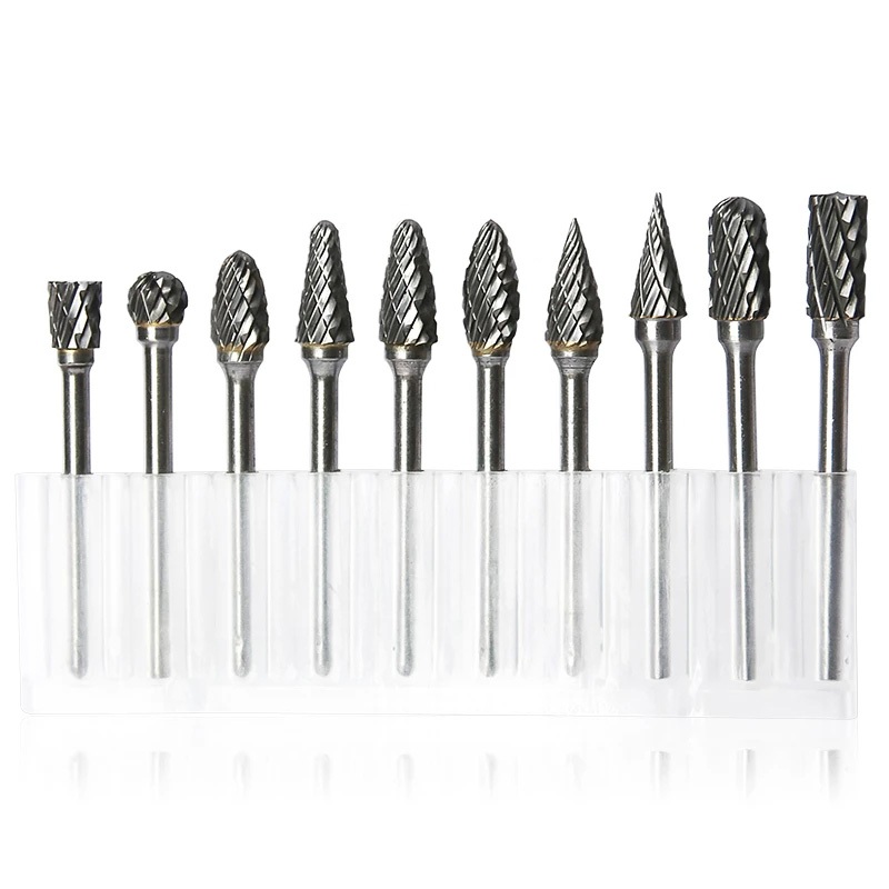 Kit 10 Fresas Lima Rotativa Tungstenio Broca Dremel Retifica