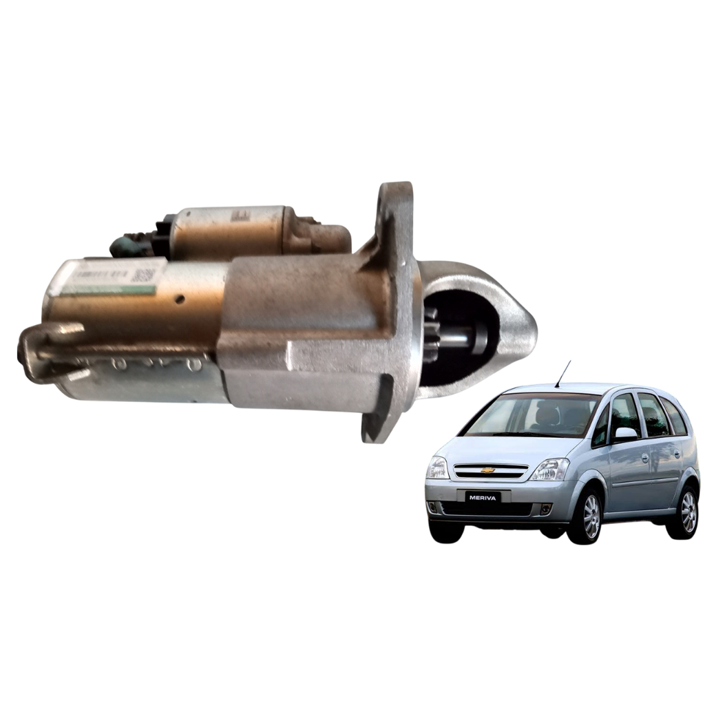 Motor Partida Arranque GM Meriva Joy 1.4 2011 09 Dentes GM 93374341 (Usado)