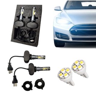 Kit Lâmpada Ultra Led 55w 12v/24v 6k 8200 Lumens Encaixe H4 em Oferta na Shopee