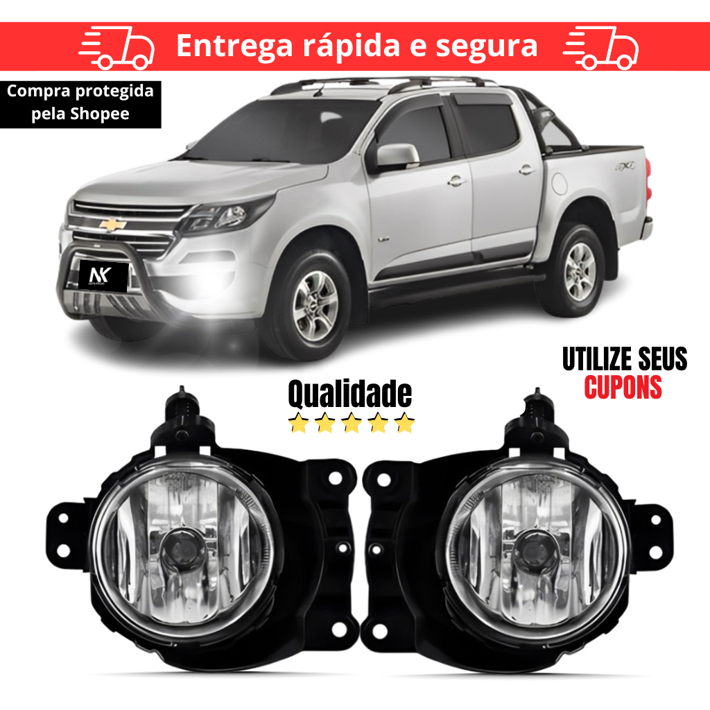 Farol Milha S10 Lt Ltz 2017 2018 2019 2020 Trailblazer em Oferta na Shopee