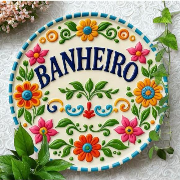 Placas Quadro Decorativo Informativo TOILLET BANHEIROS WC lindo ideal para bar, casa e hall