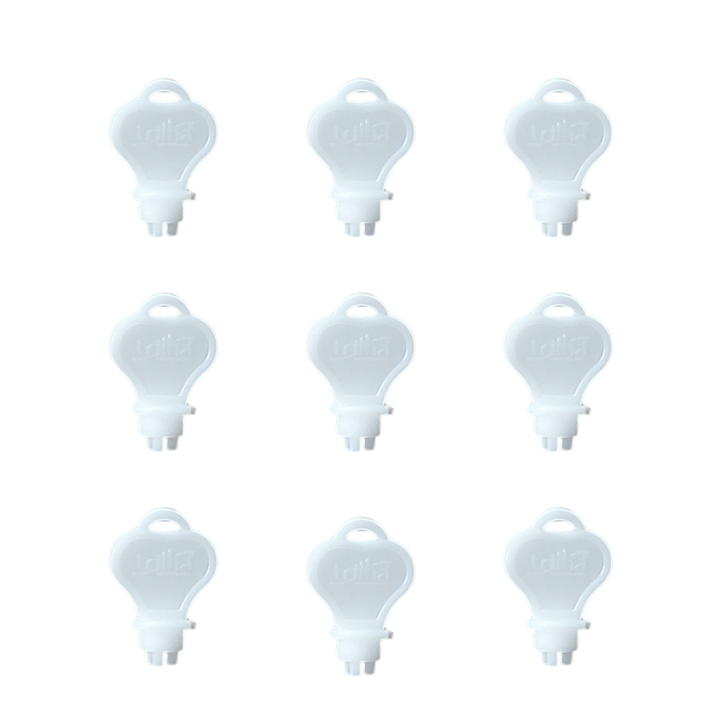 Kit 9 Chaves Três Pontas para Dispensers Porta Papel Saboneteira da Trilha e Exaccta em Oferta na Shopee