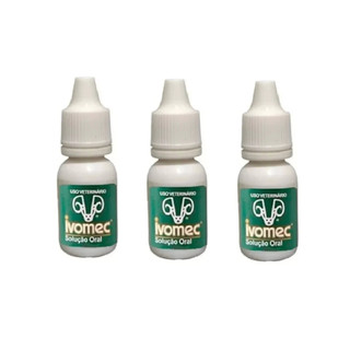 Kit 3x Ivomec Original Remedio Para Passaros Aves 5ml Em Geral