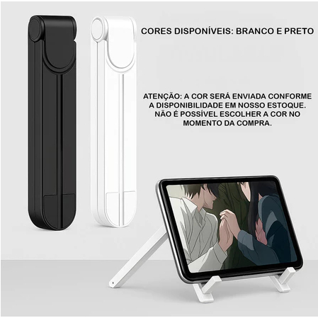 Suporte Para Mesa Notebook Celular Livros Tablet Regulavel Ajustável Dobrável T-S012