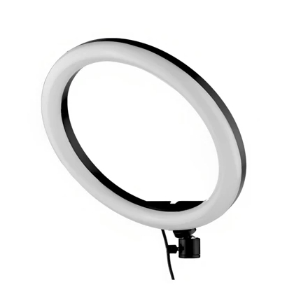 Ring Light Led 12 Polegadas  30cm Usb Sem Tripé Preto 3 Níveis de Luz