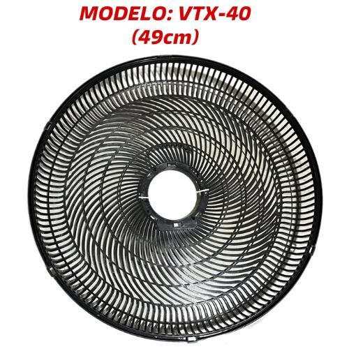 Grade Traseira Ventilador V-40 Vsp-40 Mk Mondial - Preto Preto