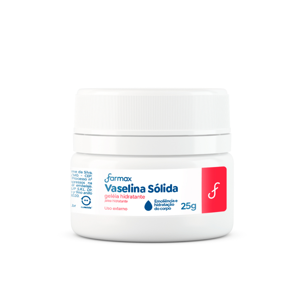Vaselina Solida Farmax Geleia 25g em Oferta na Shopee