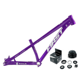 Quadro Aro 26 First Mtb Rhinus Disc Dirt Jump Bike De Manobras Freeride Alumínio C/ Caixa De Direção