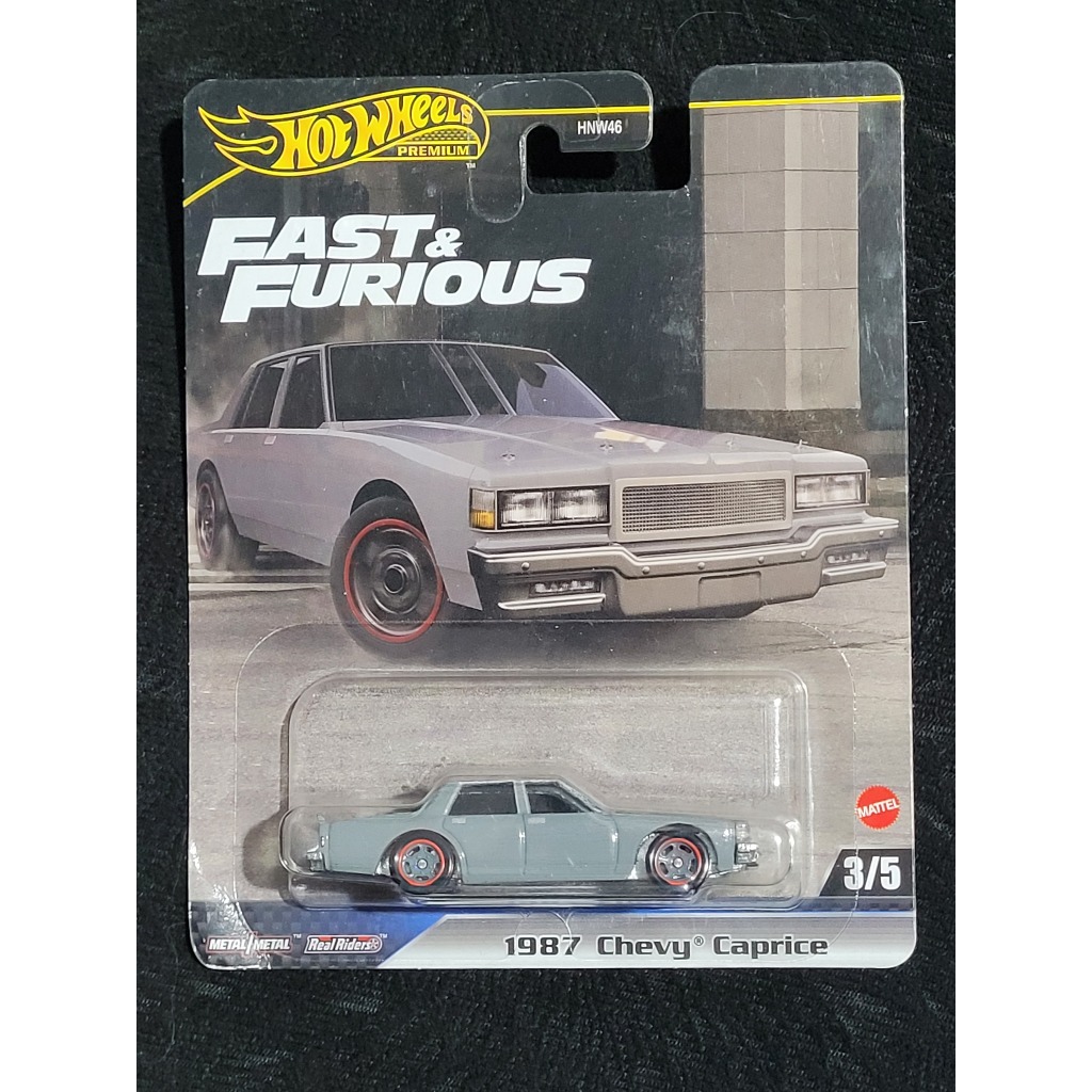 Hot Wheels Premium - 1987 Chevy Caprice - Fast Furious Velozes e Furiosos - Carrinho Miniatura 1/64 Lacrado