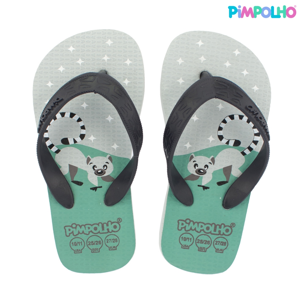 Sandália Praiana Kids Cinza Lêmure Masculino Pimpolho em Oferta na Shopee
