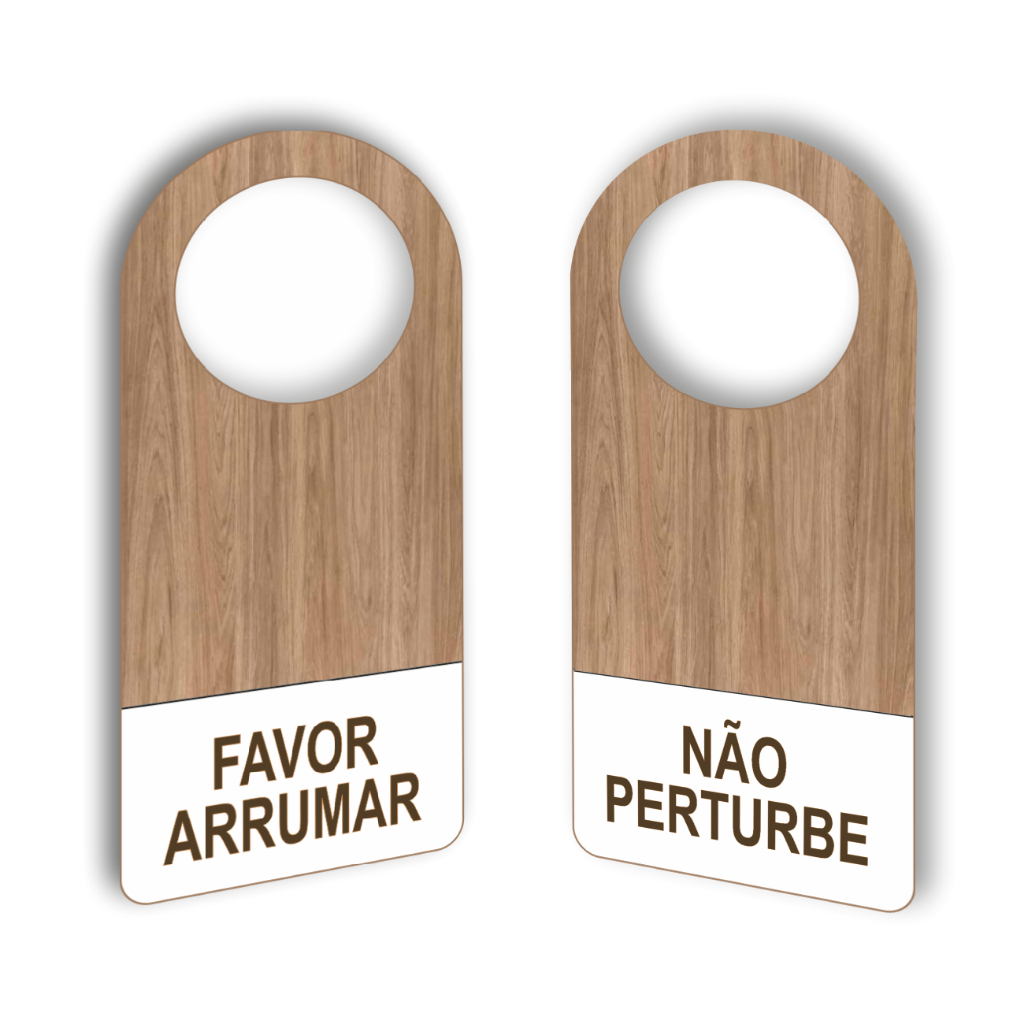 Placas Aviso Não Perturbe De Porta Hotel Pousada Clinica Placa Em Atendimento livre ocupado