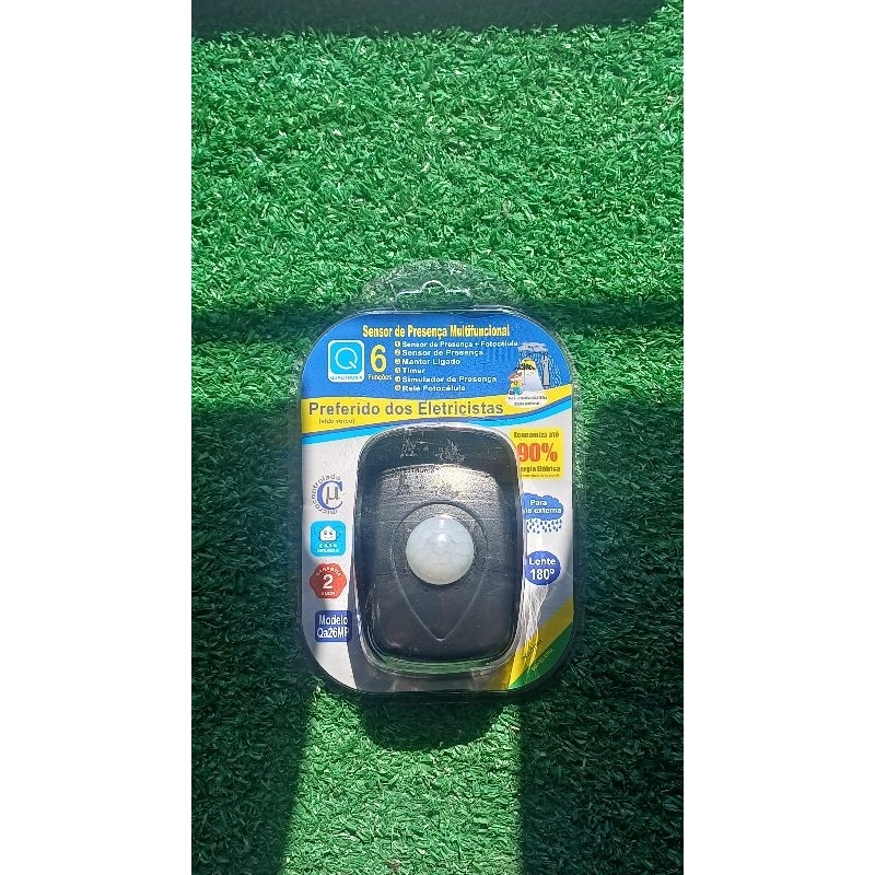 Sensor de Presença Para Área Externa Multifunções Qualitronix